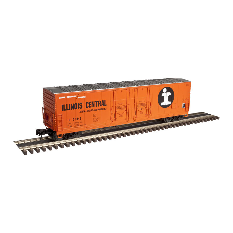 Atlas O Scale 3 Rail 53' Evans Double Door Boxcar Illinois Central