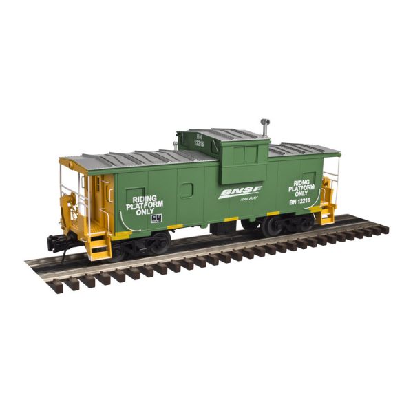 Atlas O Scale 3 Rail Wide Vision Caboose BNSF "Shoving Platform"