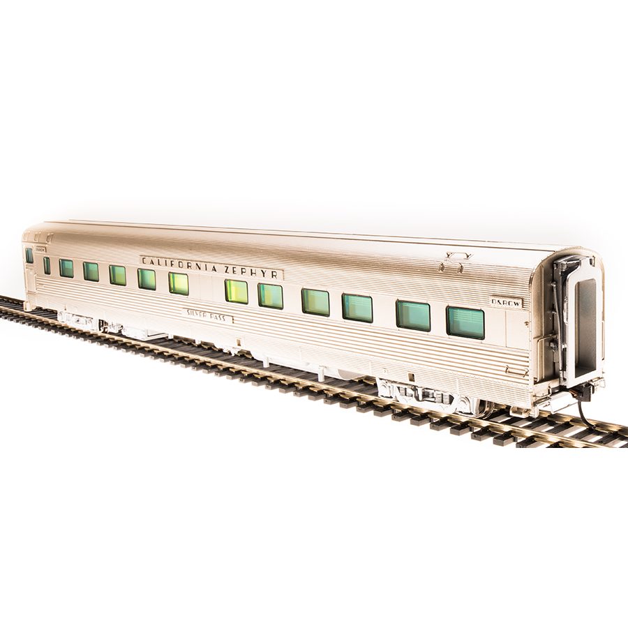 Broadway Limited HO 10-6 Sleeper Chicago Burlington & Quincy "California Zephyr, Silver Point" #423