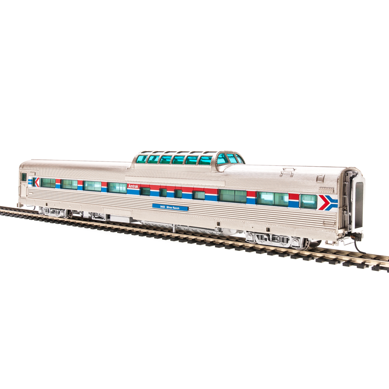 Broadway Limited HO Vista Dome Amtrak "ex California Zephyr" w/ Conductor's Window #9453