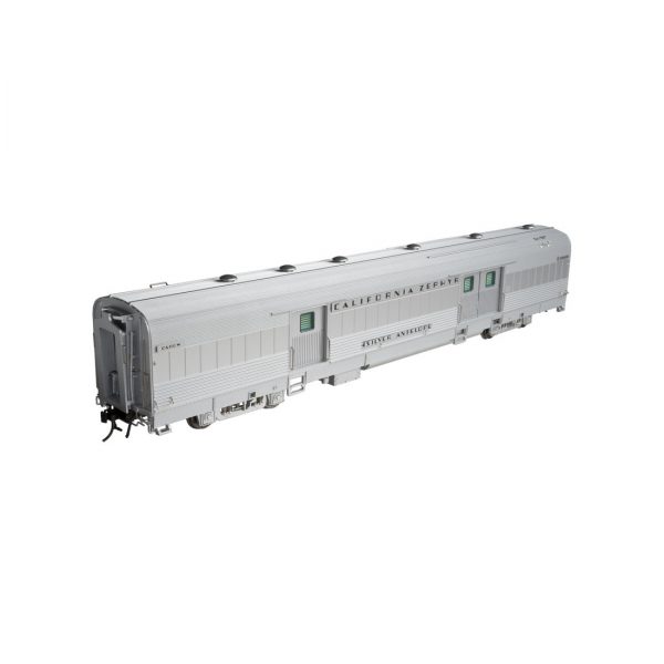 Atlas O Scale 3 Rail Baggage Car Chicago Burlington & Quincy "California Zephyr, Silver Coyote #905"