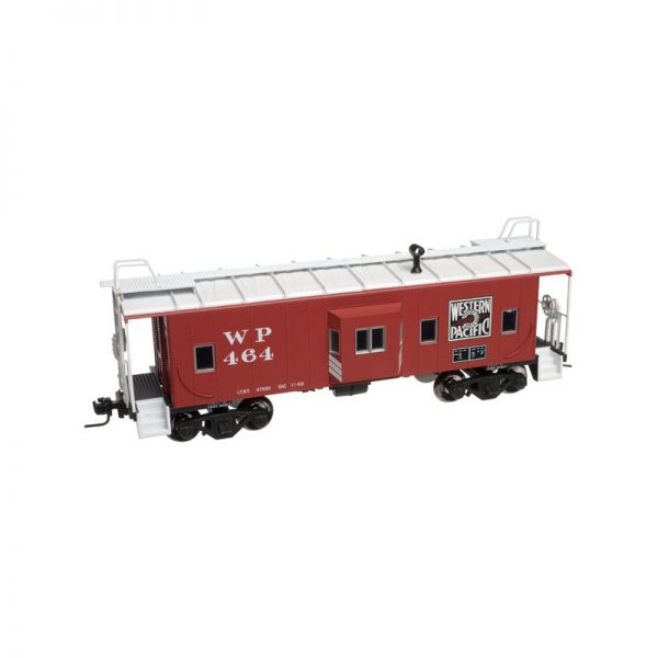 Atlas Trainman O Scale 2 Rail Bay Window Caboose Western Pacific