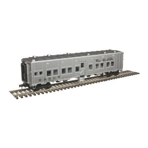Atlas O Scale 2 Rail Express Box Car Denver & Rio Grande "Foreman Office Car AX-2410"
