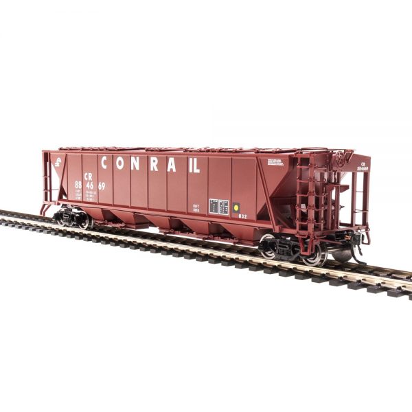 Broadway Limited HO H32 Covered Hopper Conrail "Red"