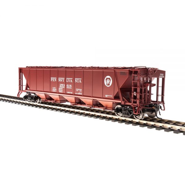 Broadway Limited HO H32 Covered Hopper Pennsylvania "Red" 2 Pack