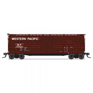 Broadway Limited HO Stock Car Western Pacific w/ Hog Sounds