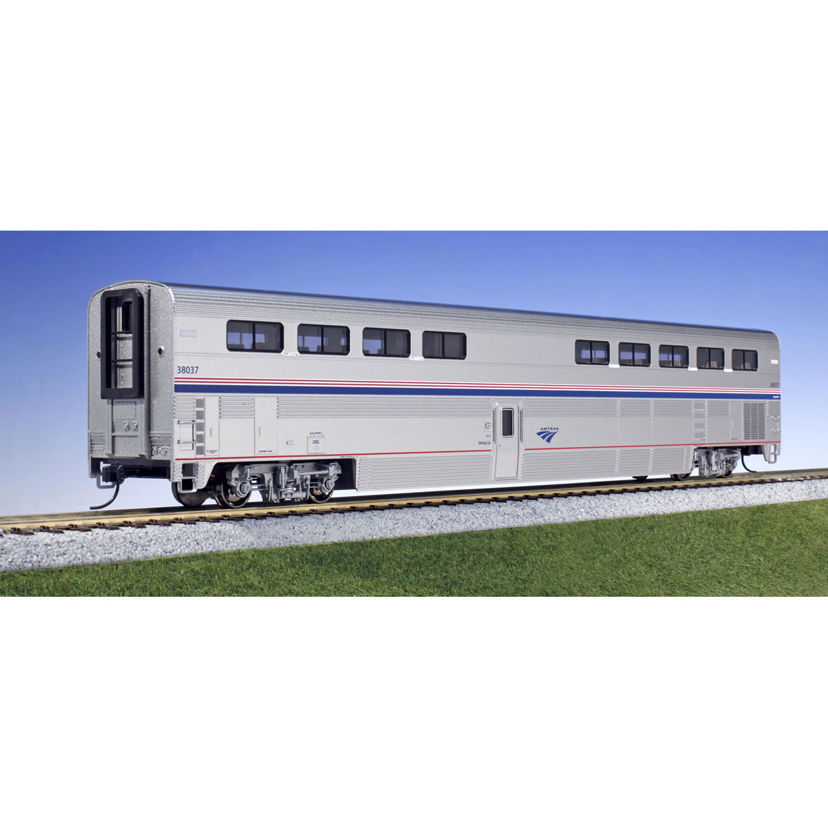 Kato HO Superliner Diner Amtrak "Phase IVb"