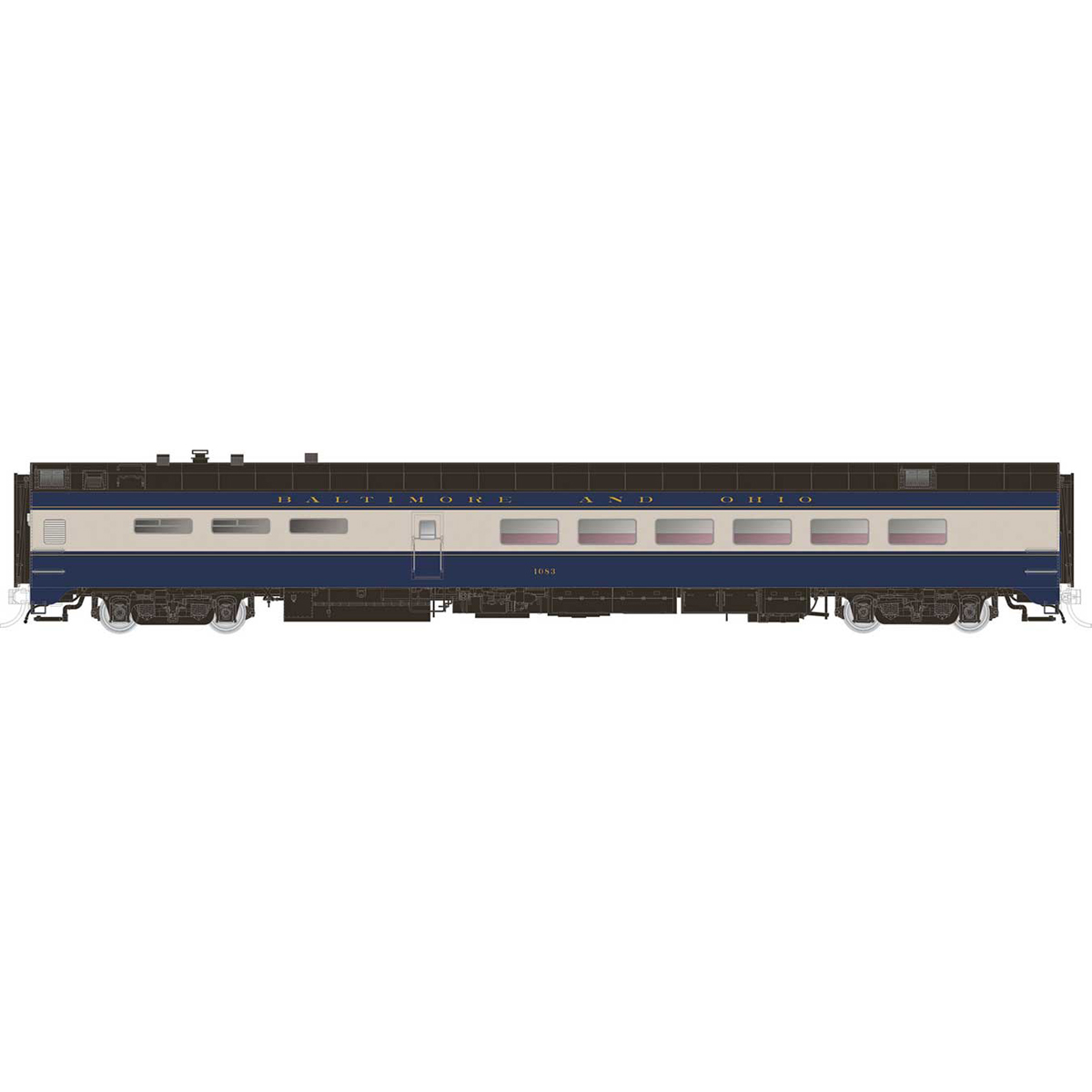 Rapido HO P-S Lightweight Diner Baltimore & Ohio