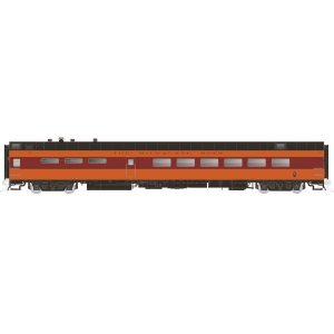 Rapido HO P-S Lightweight Diner Milwaukee Road "1950 Scheme"