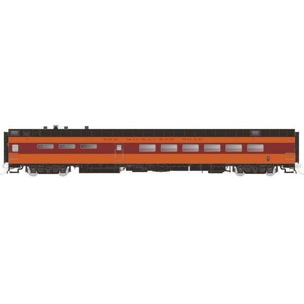 Rapido HO P-S Lightweight Diner Milwaukee Road "1950 Scheme"