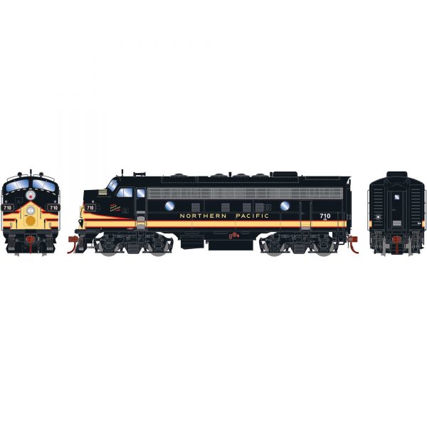 Athearn Genesis HO F7A Burlington Northern ex NP