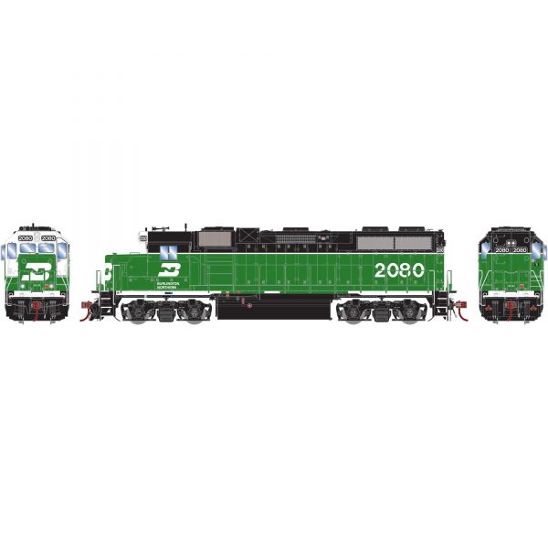Athearn Genesis HO GP38-2 Burlington Northern "White Face" w/ DCC & Sound