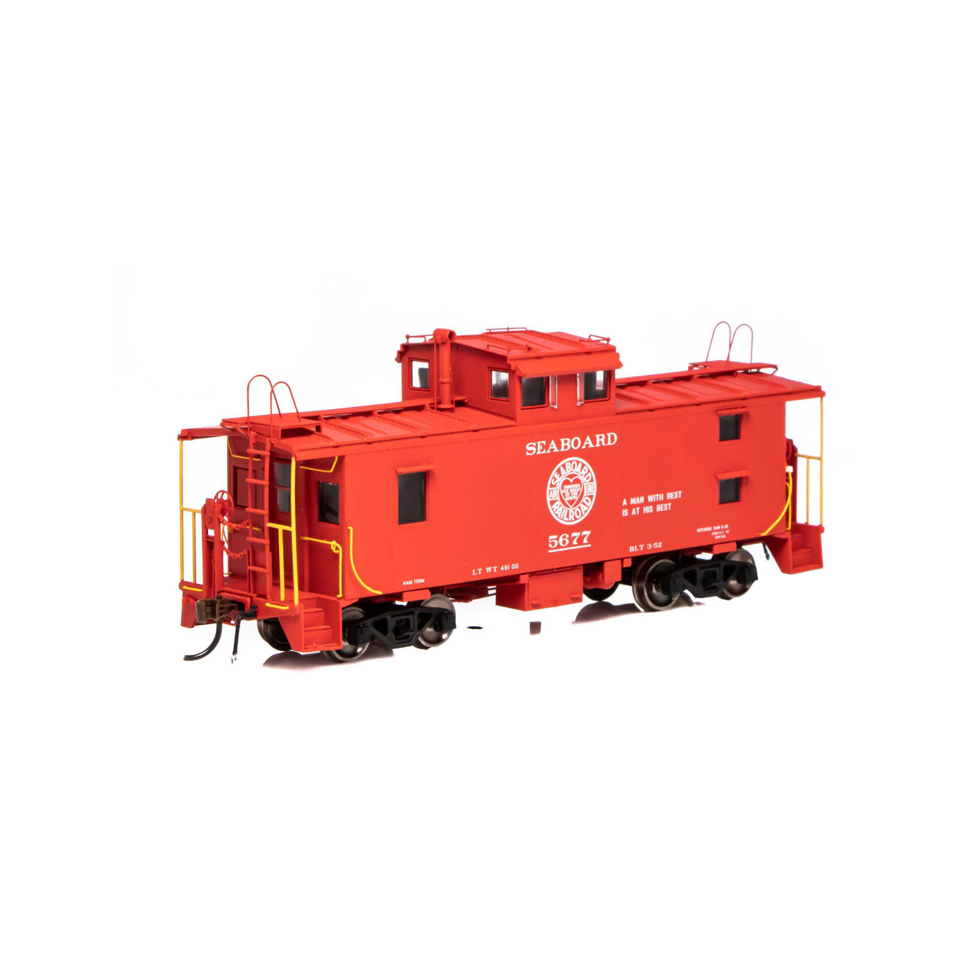 Athearn Genesis HO ICC Standard Vision Caboose Seaboard Air Line w/ Lights & Sound