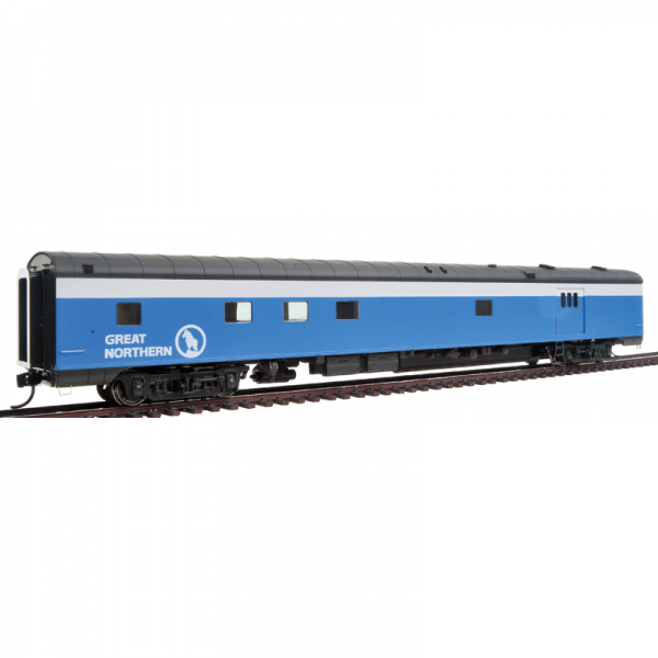 Walthers HO Proto Great Northern "Empire Builder Big Sky Blue" 9-Car Set w/ Lights - Image 3