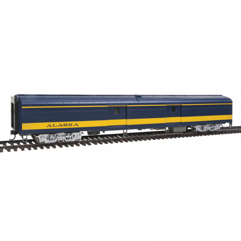 Walthers Proto HO 85' ACF Baggage Car Alaska "1999 Scheme" Spring