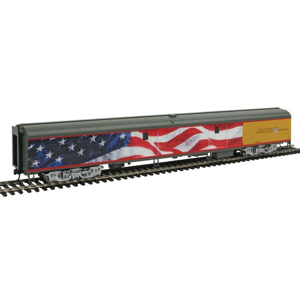 Walthers Proto HO 85' ACF Baggage Car Union Pacific "Heritage Fleet, American Flag Scheme" #5769