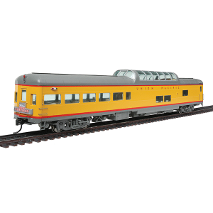 Walthers Proto HO 85' ACF Observation Dome Lounge Union Pacific "City of Portland Tail Sign" w/ Lights