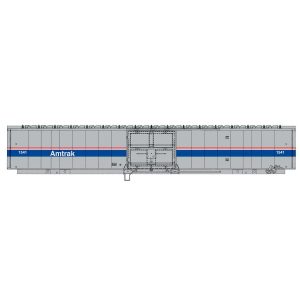 Walthers Mainline HO 60' Thrall Material Handling Car MHC-2 Amtrak "Phase IV" #1541
