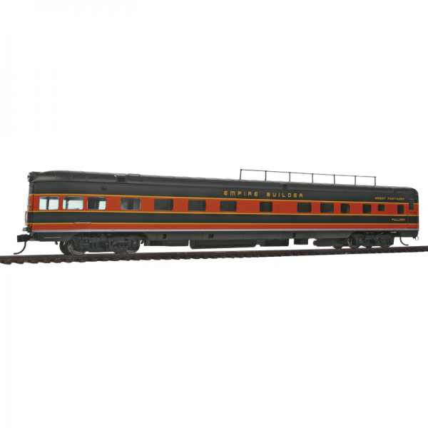 Walthers HO Proto Great Northern "Empire Builder" 9-Car Set w/ Lights - Image 10