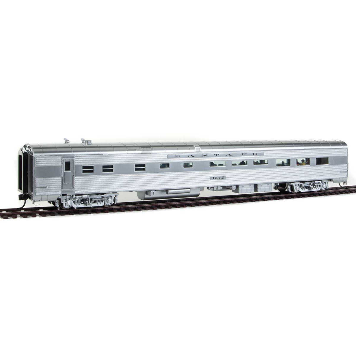 Walthers HO Proto Deluxe Edition Santa Fe "San Francisco Chief" 12-Car Set w/ Lights & Figures - Image 11