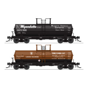 Broadway Limited HO 6,000 Gallon Tank Car Variety Set C "Wyandotte Chemical & Pennsylvania Salt" 2 Pack