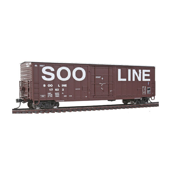 Fox Valley Models HO SOO 7 Post Boxcar Soo Line "Brown"