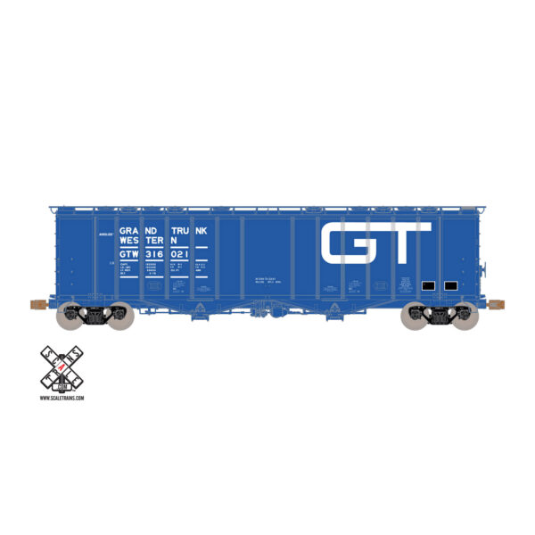 Scale Trains HO Operator GATC 4180 Airslide Covered Hopper Grand Trunk