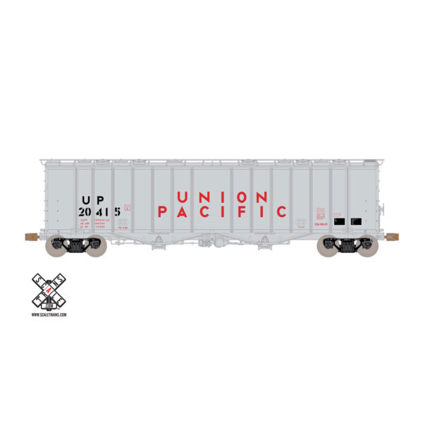Scale Trains HO Operator GATC 4180 Airslide Covered Hopper Union Pacific