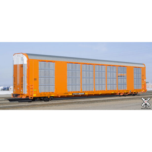 Scale Trains HO Operator Gunderson Multi-Max Autorack BNSF "Orange"