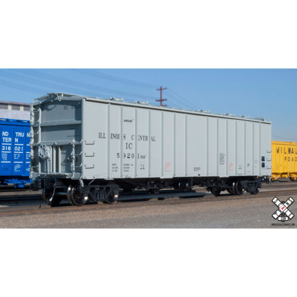 Scale Trains HO Rivet Counter GATC 4180 Airslide Covered Hopper Illinois Central