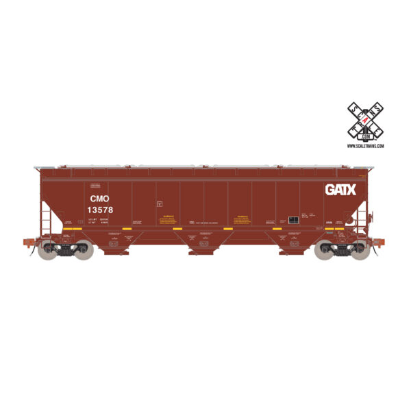 Scale Trains HO Rivet Counter Gunderson 5188 Covered Hopper CMO/GATX
