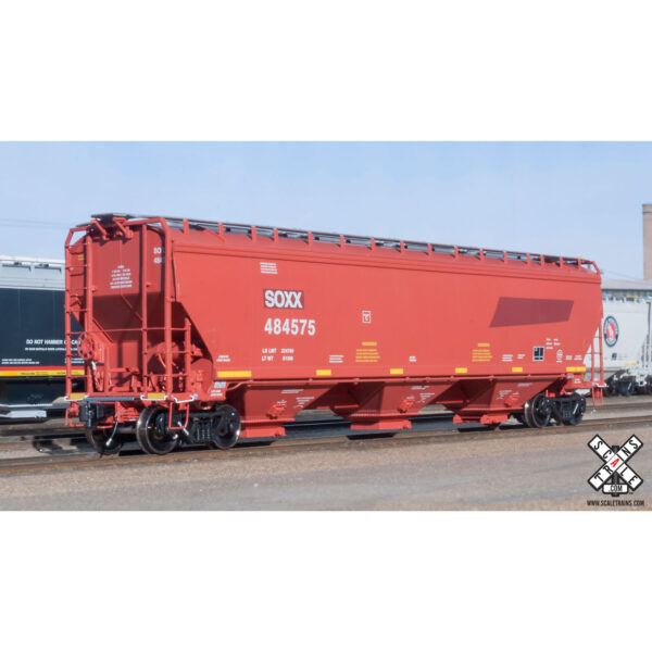 Scale Trains N Rivet Counter Gunderson 5188 Covered Hopper SOXX "ex BNSF"