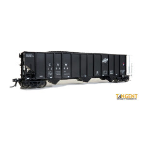 Tangent HO PS 4000 Open Hopper Car Chicago Northwestern "Phase 2 Black Delivery 1975"