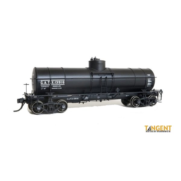 Tangent HO GA 8,000 Gal. Radial Course Tank Car, GATX "1936+ Lease"