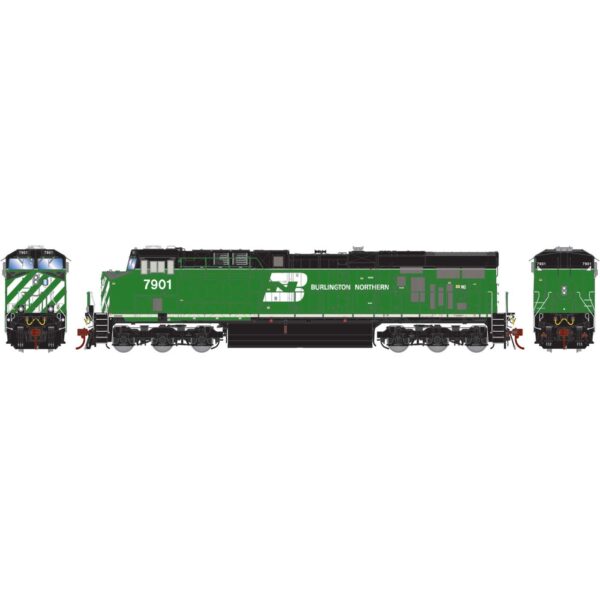 Athearn Genesis HO ES44AC Burlington Northern