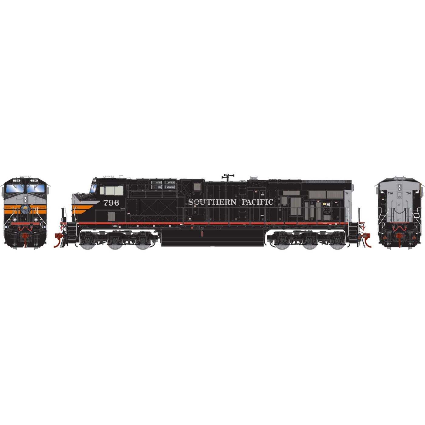 Athearn Genesis HO ES44AC Southern Pacific 