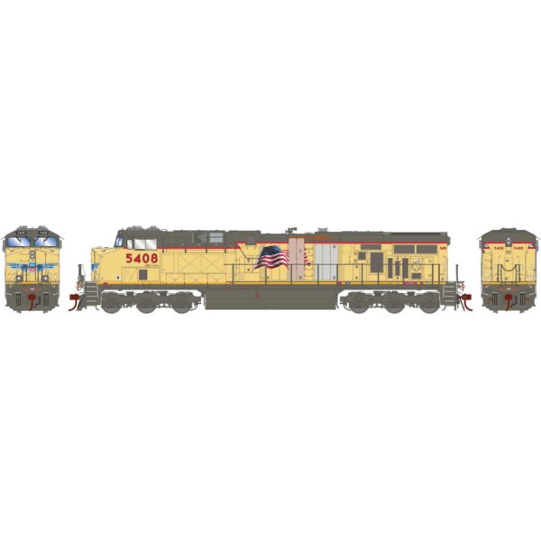 Athearn Genesis HO ES44AC Union Pacific "Replaced Doors" w/ DCC & Sound
