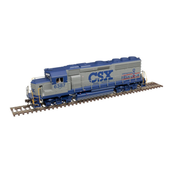 Atlas HO GP40-2 CSX "Operation Red Block" w/ DCC & Sound