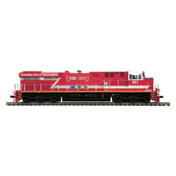 MTH HO ES44AC CSX "1st Reponders" w/ DCC & Sound