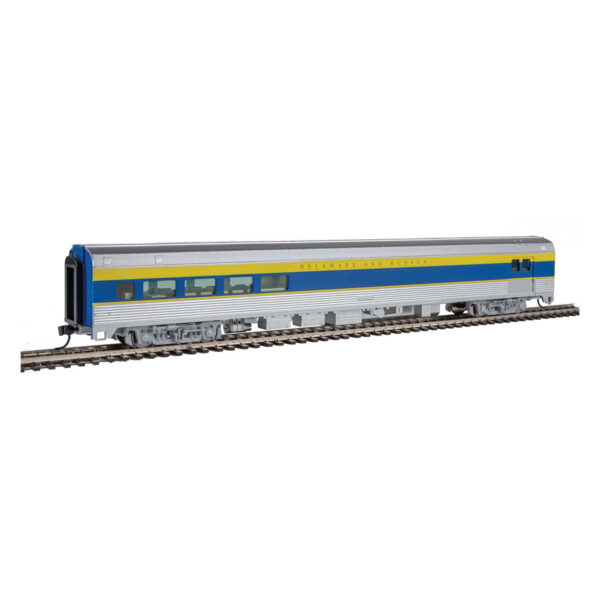 Walthers Mainline HO 85' Budd Baggage Lounge Delaware & Hudson