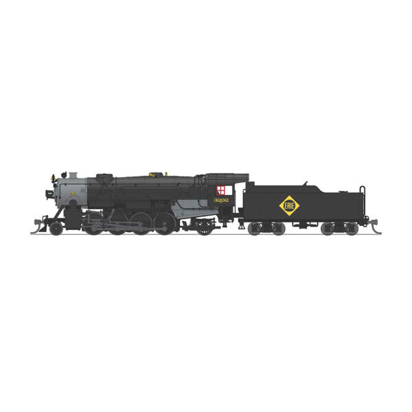 Broadway Limited Paragon 3 N 2-8-2 Heavy Mikado Steam Locomotive Erie w/ DCC & Sound