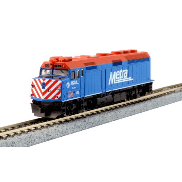 Kato N F40PH Chicago Metra "Ravinia" w/ DCC
