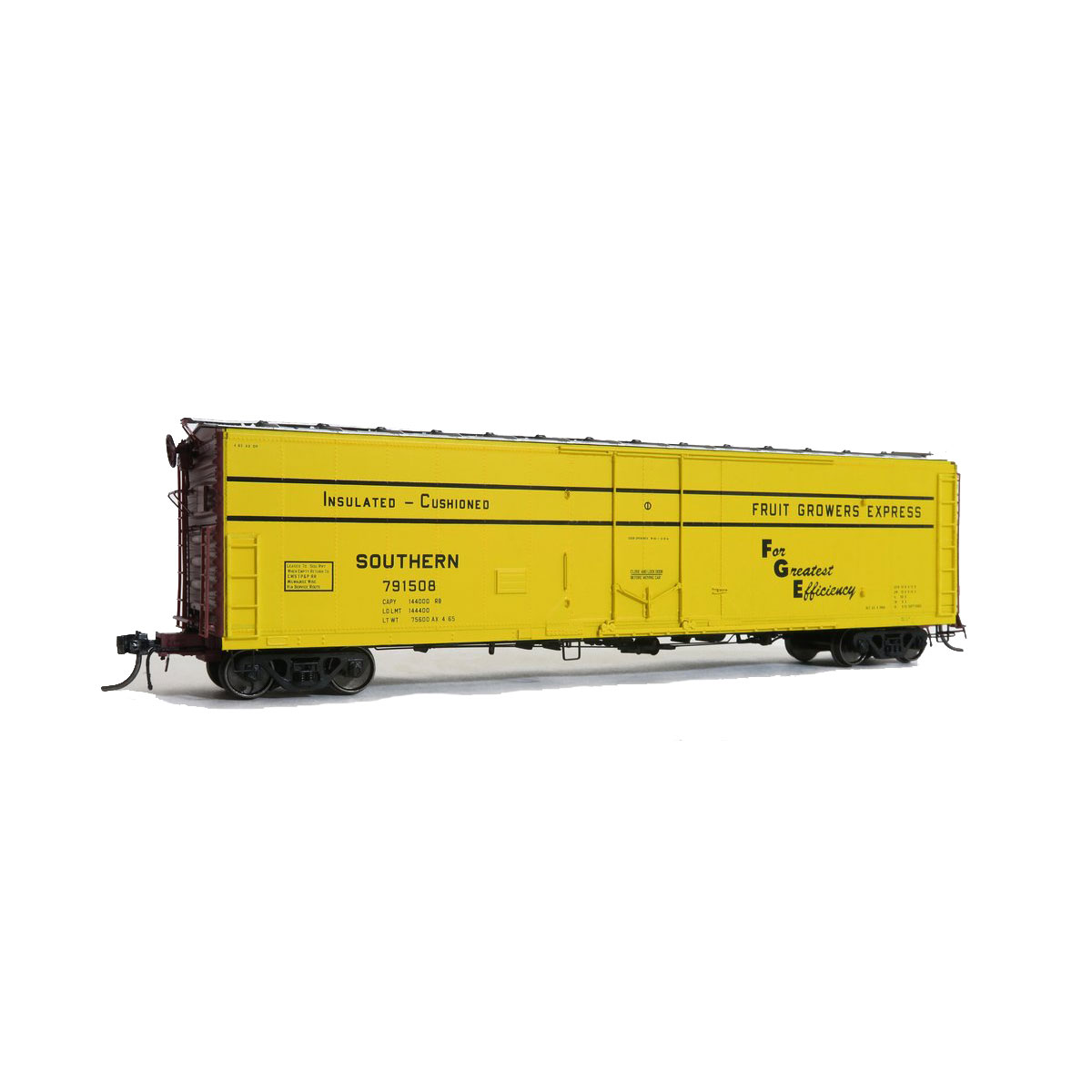 Moloco HO 50' RBL Plate B Boxcar, Center Door Southern "FGE"