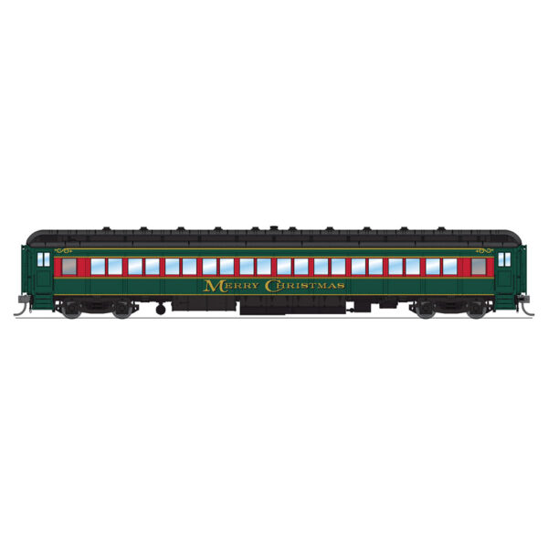 Broadway Limited HO Passenger Coach Merry Christmas