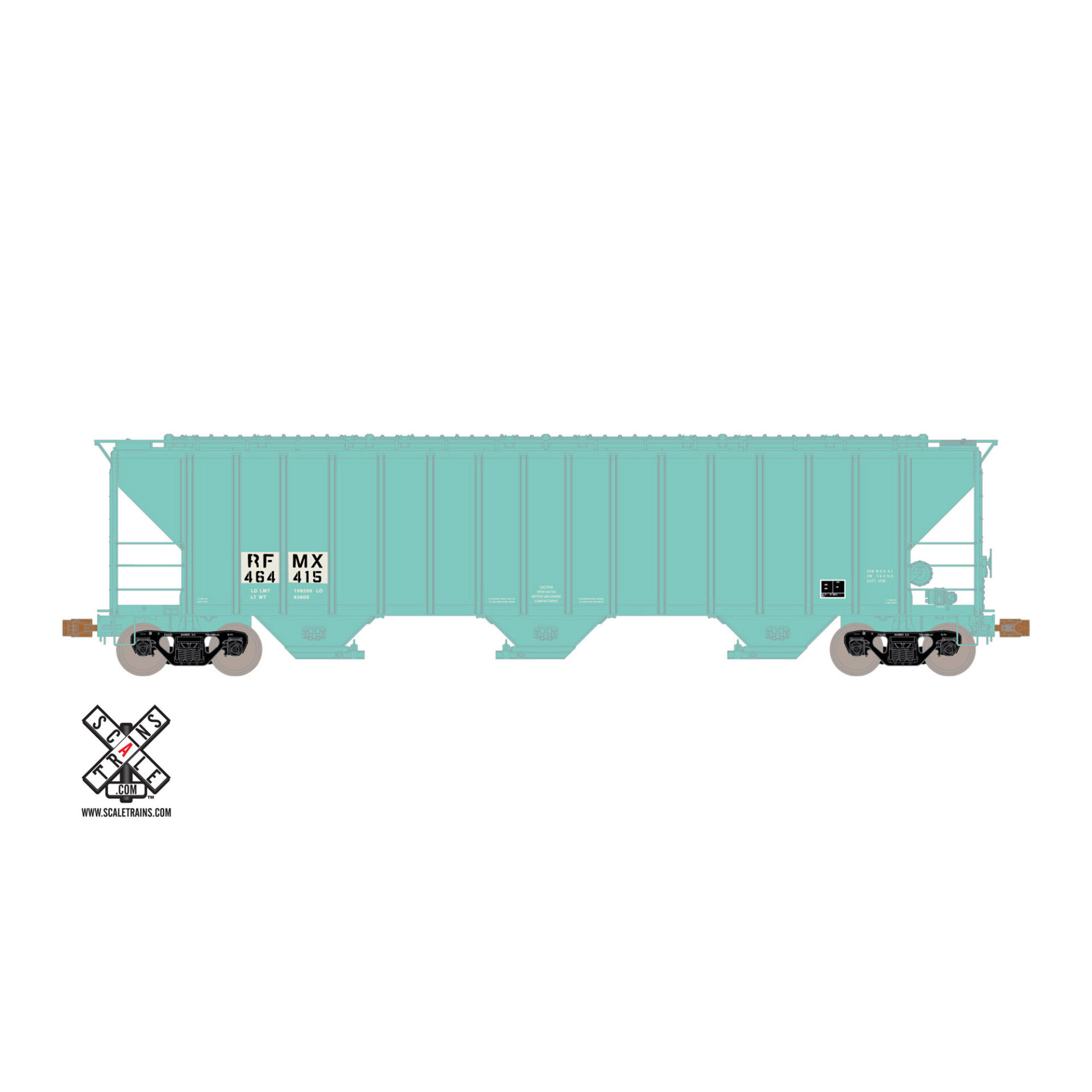 ScaleTrains HO Operator PS 4785 Covered Hopper RFMX ex PC