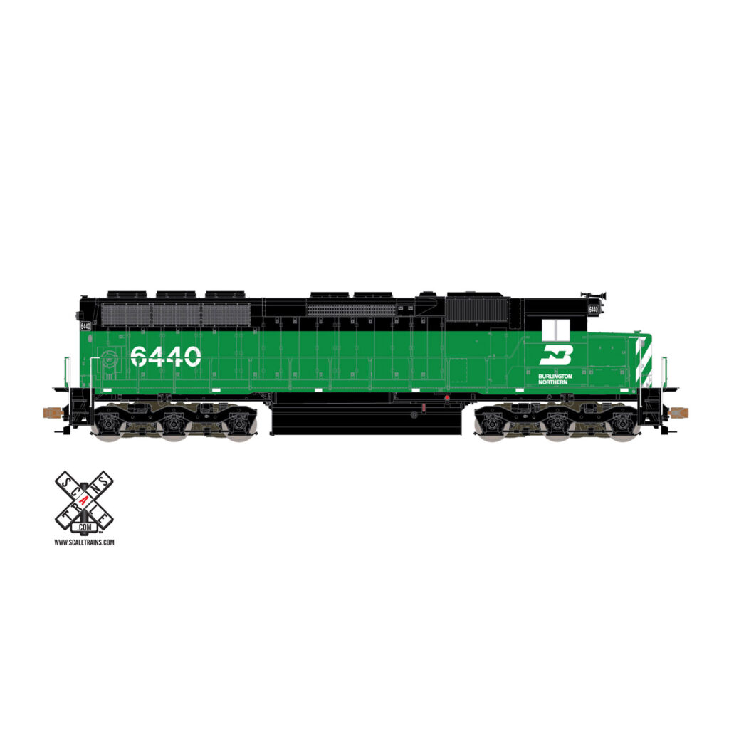Scale Trains HO Operator SD45 Burlington Northern w/ DCC & Sound Spring Creek Model Trains