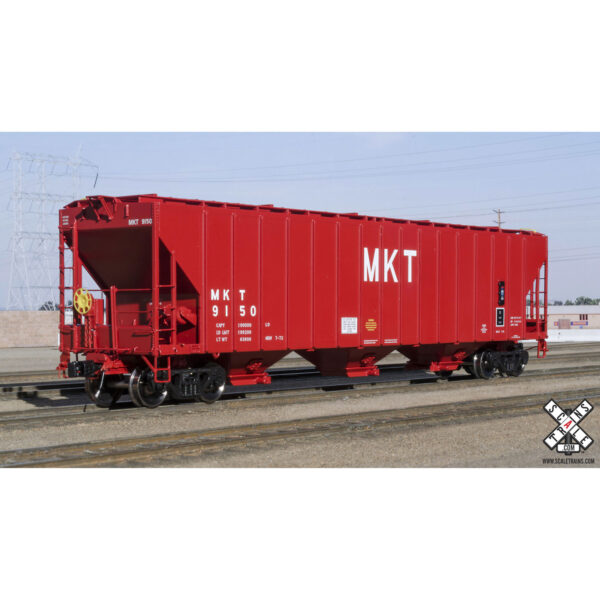 Scale Trains HO Rivet Counter PS-2 4785 Covered Hopper Missouri Kansas Texas