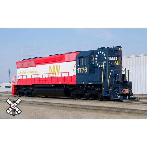 Scale Trains HO Rivet Counter SD45 Norfolk & Western "Bicentennial" #1776 w/ DCC & Sound