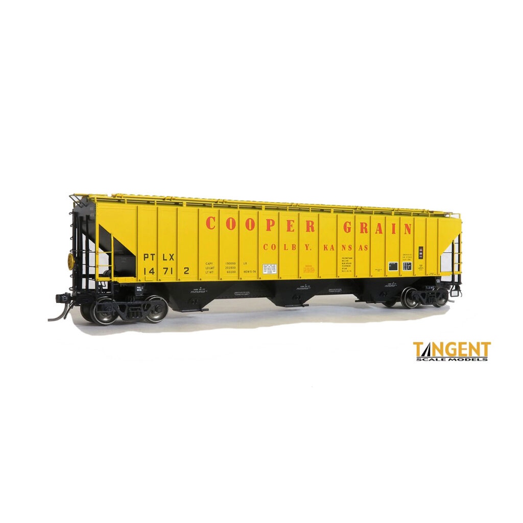 Tangent HO PS-2CD 4750 Covered Hopper Cooper Grain Colby Kansas “PTLX”