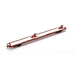 Athearn Genesis HO 89' Flat Car Trailer Train "Oxide Red"